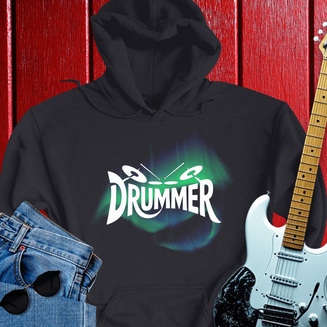 Font Drummer Hoodie