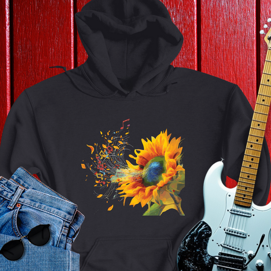 Sunflowers' Music Hoodie