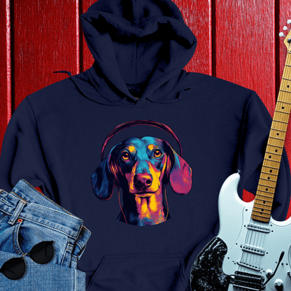 Dachshund Tuned In Hoodie