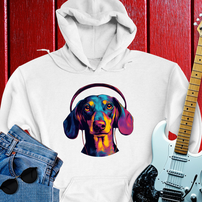 Dachshund Tuned In Hoodie