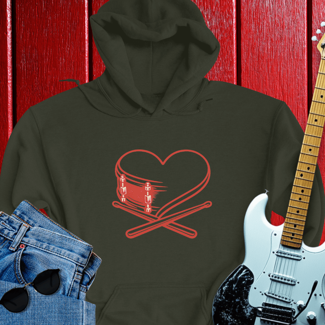 Drum Heart Hoodie