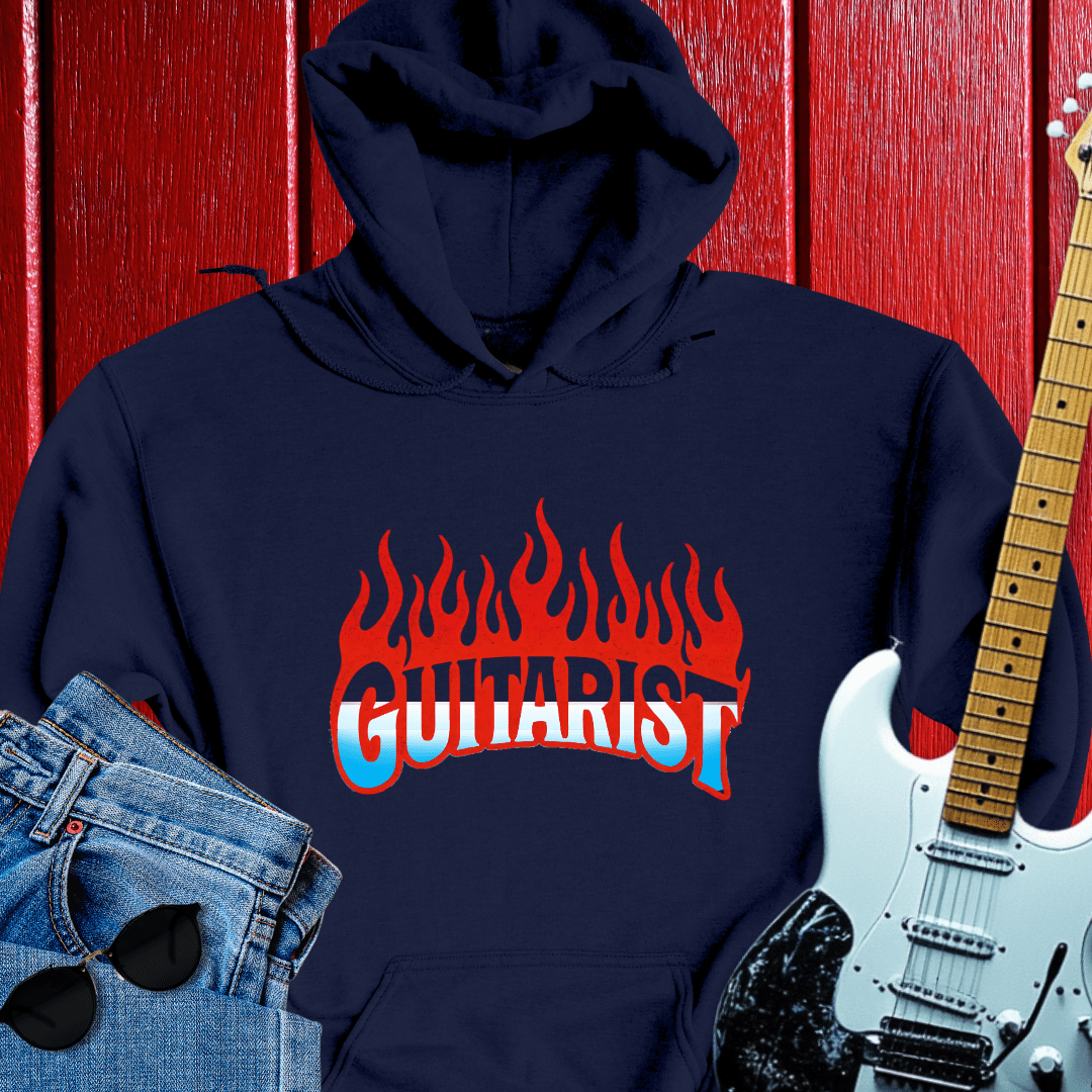 Flame Guitar Hoodie