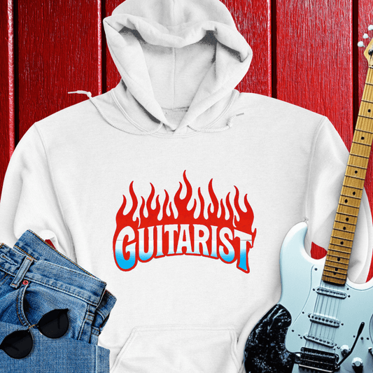 Flame Guitar Hoodie