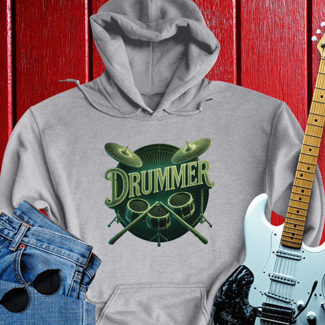 Framed Drummer Hoodie