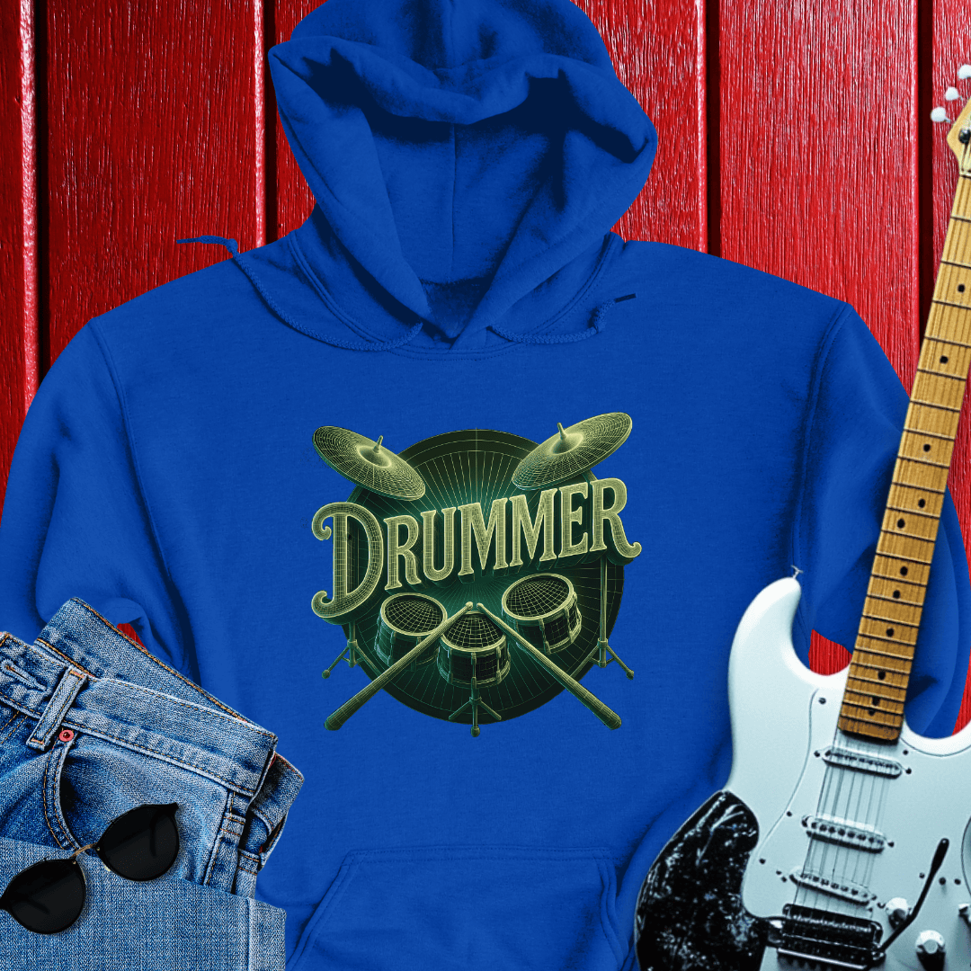 Framed Drummer Hoodie