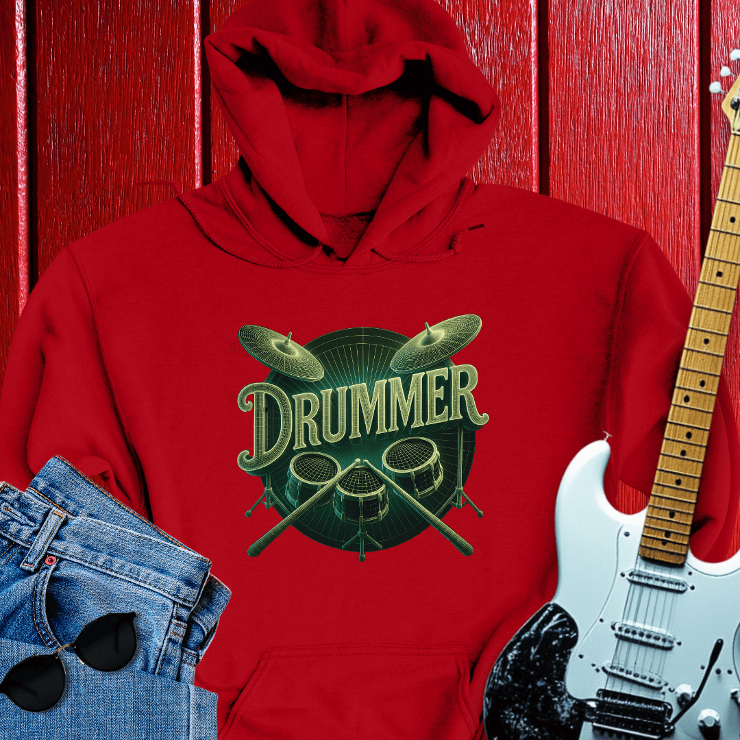 Framed Drummer Hoodie