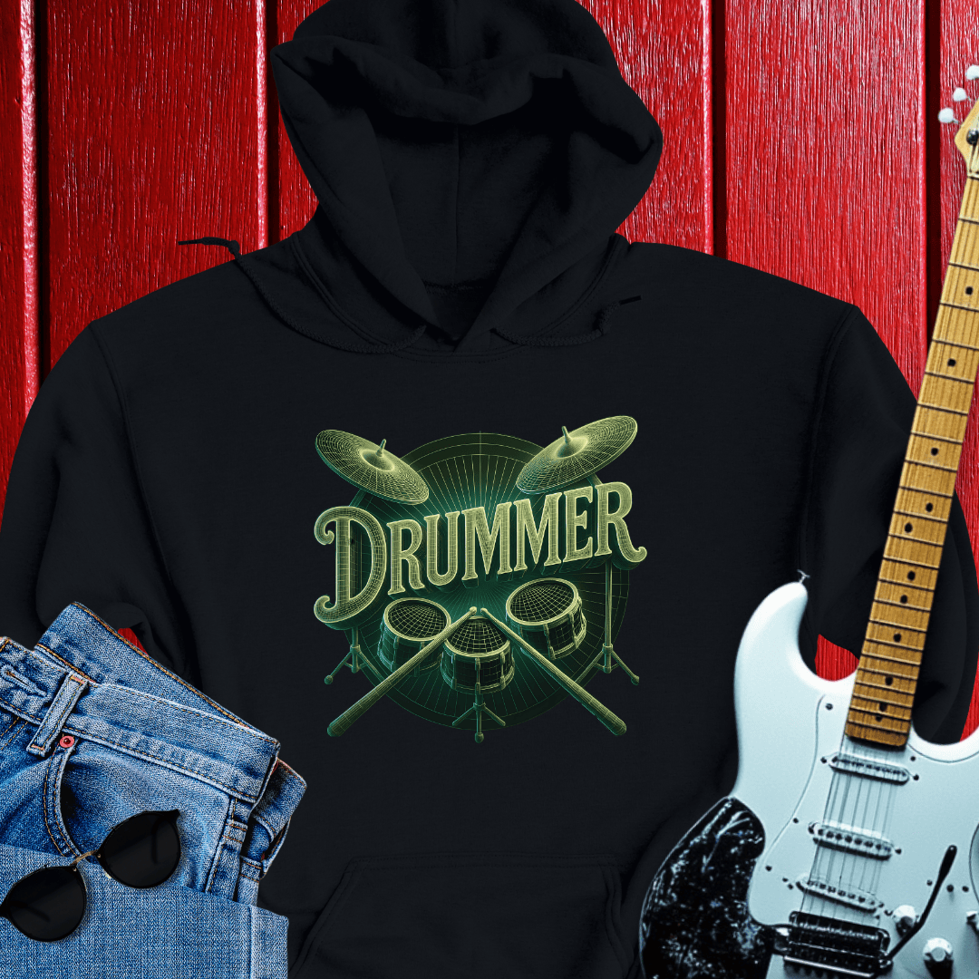 Framed Drummer Hoodie