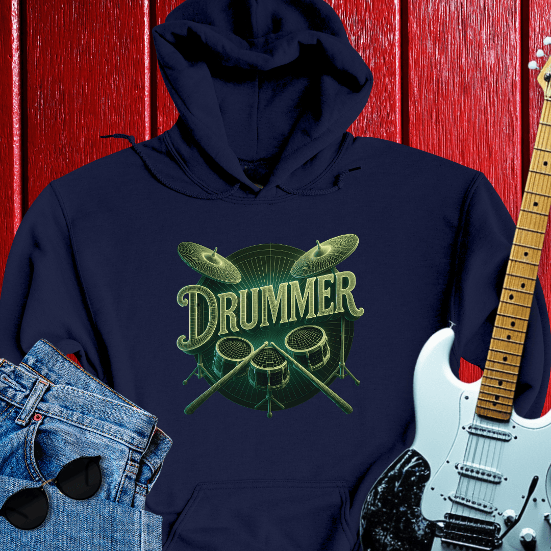 Framed Drummer Hoodie