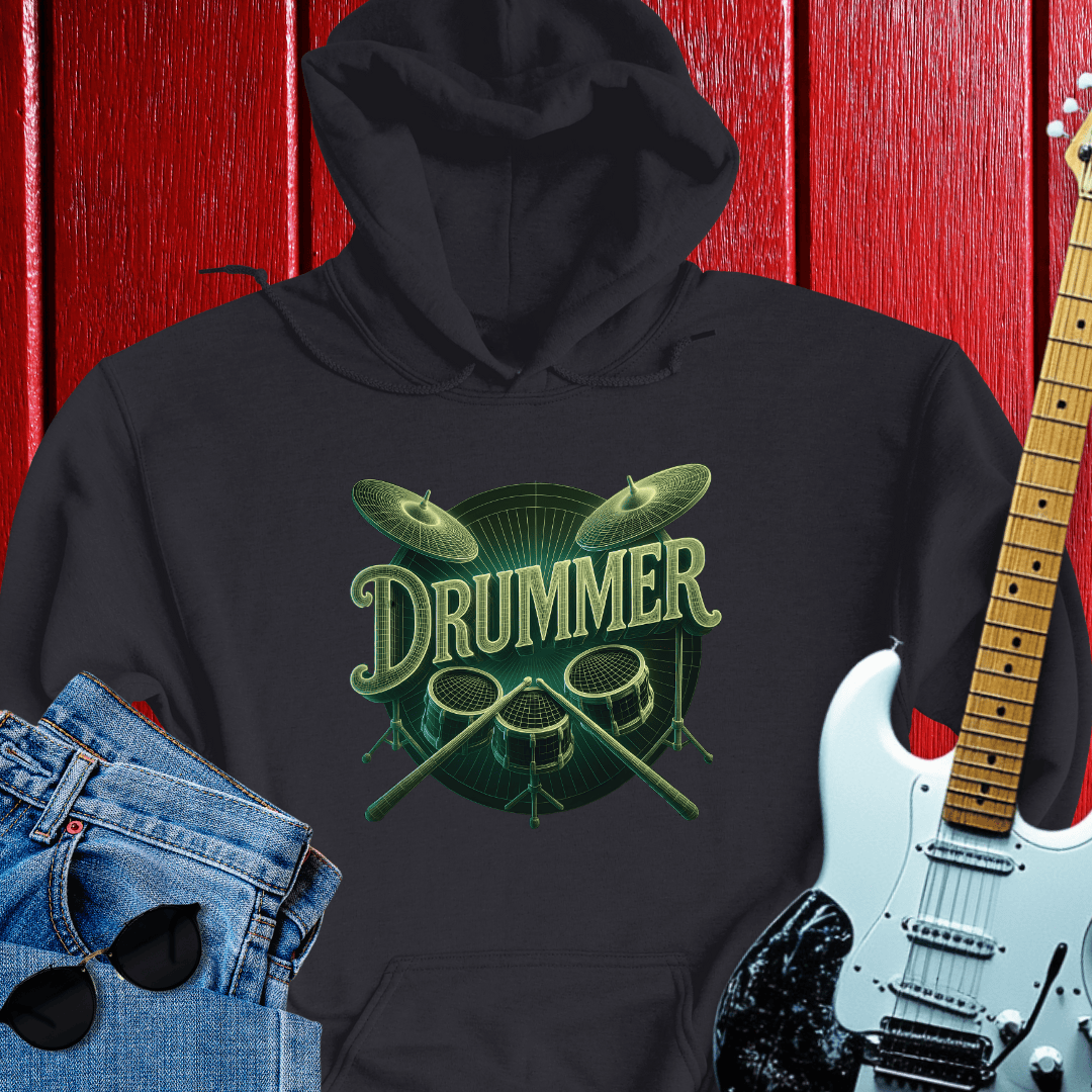 Framed Drummer Hoodie