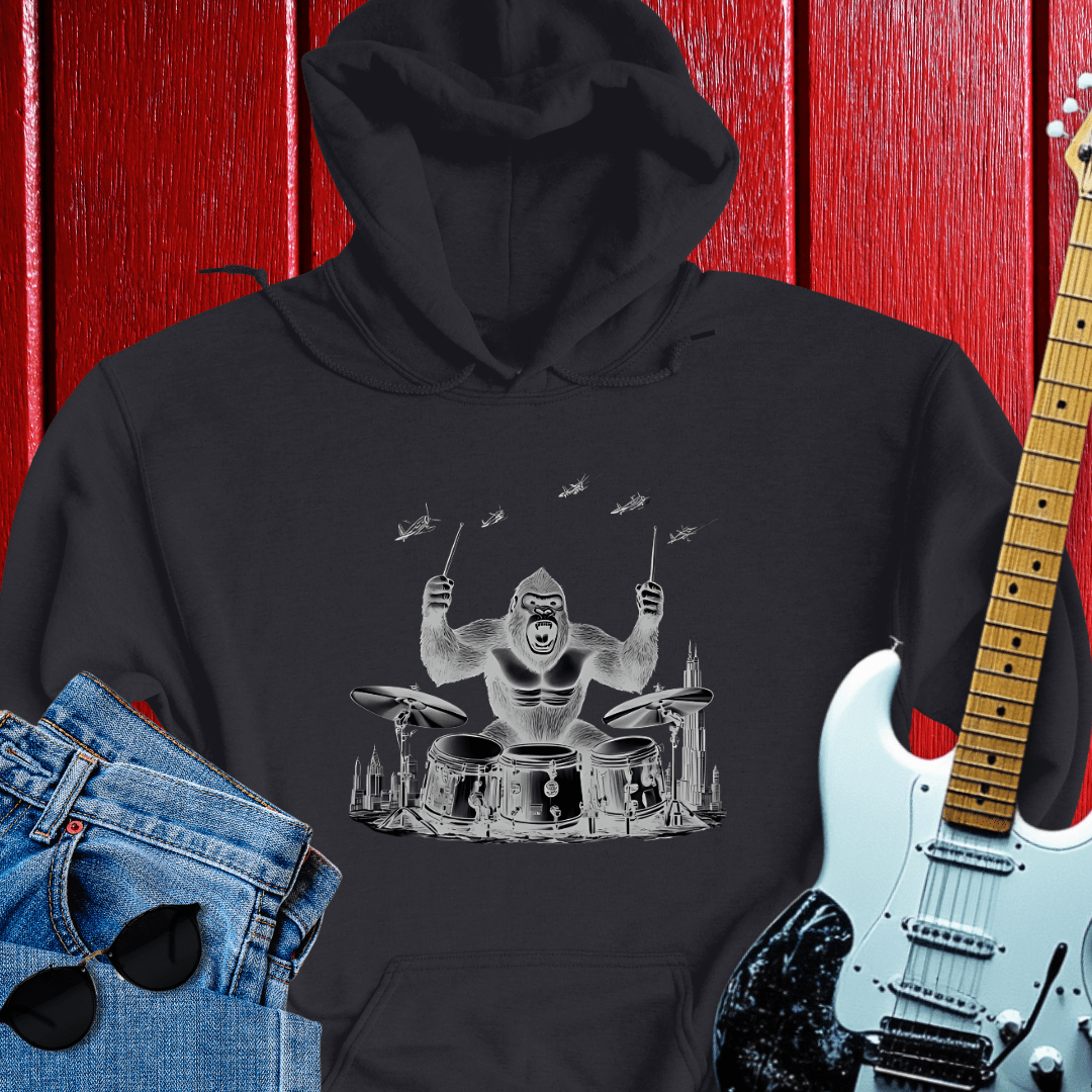 Gorilla Drums Hoodie