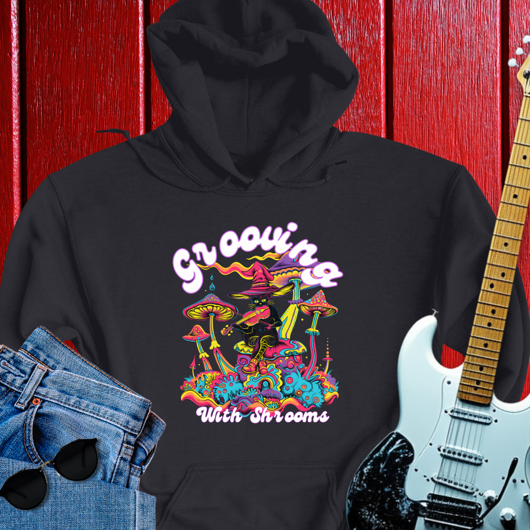 Grooving With Shrooms Hoodie