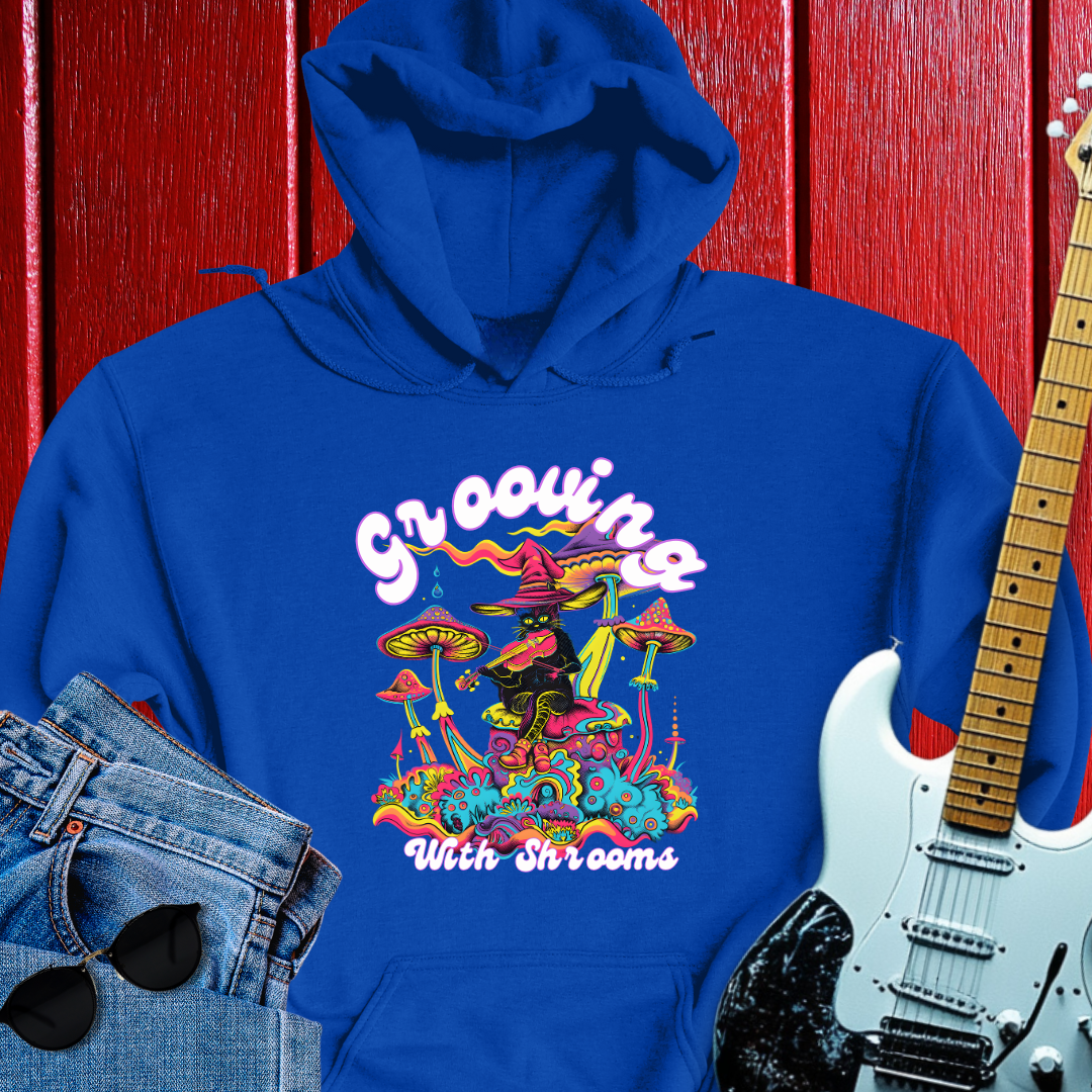 Grooving With Shrooms Hoodie