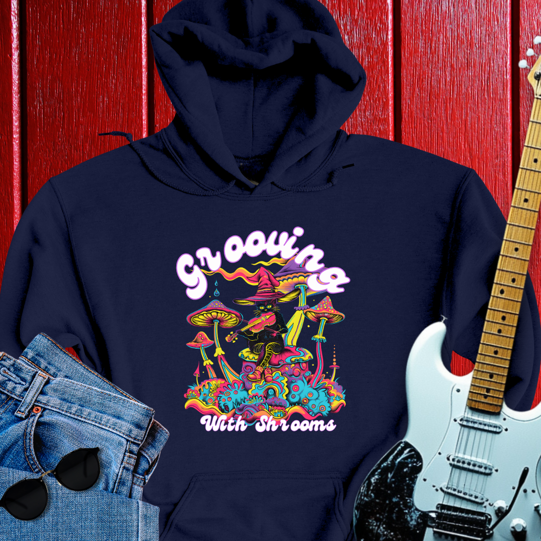 Grooving With Shrooms Hoodie