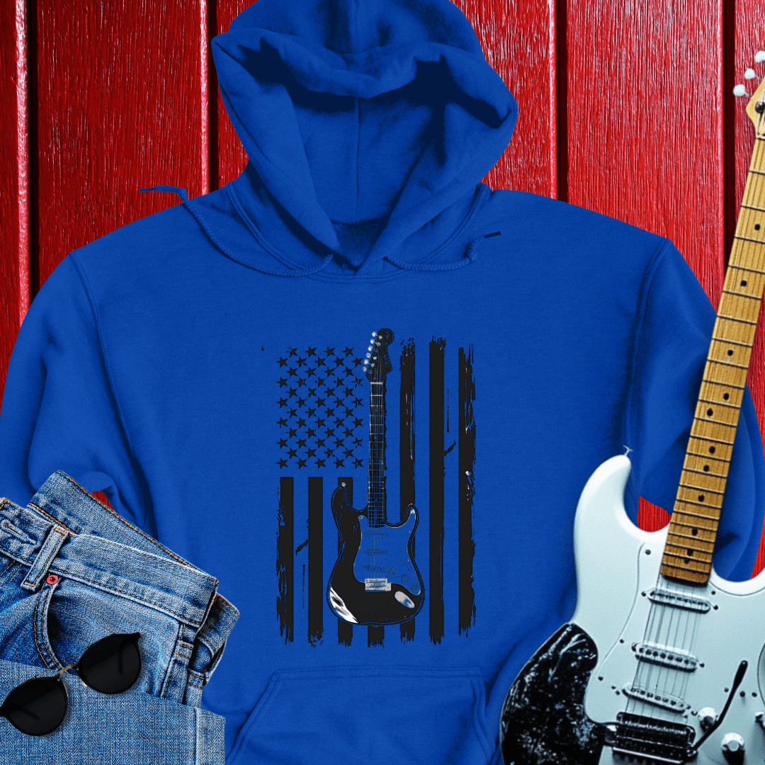 Guitar Flagged Hoodie