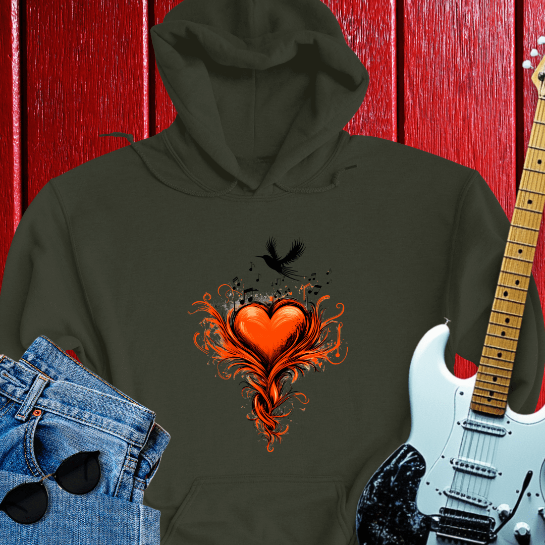 Birds Heart Song Hoodie