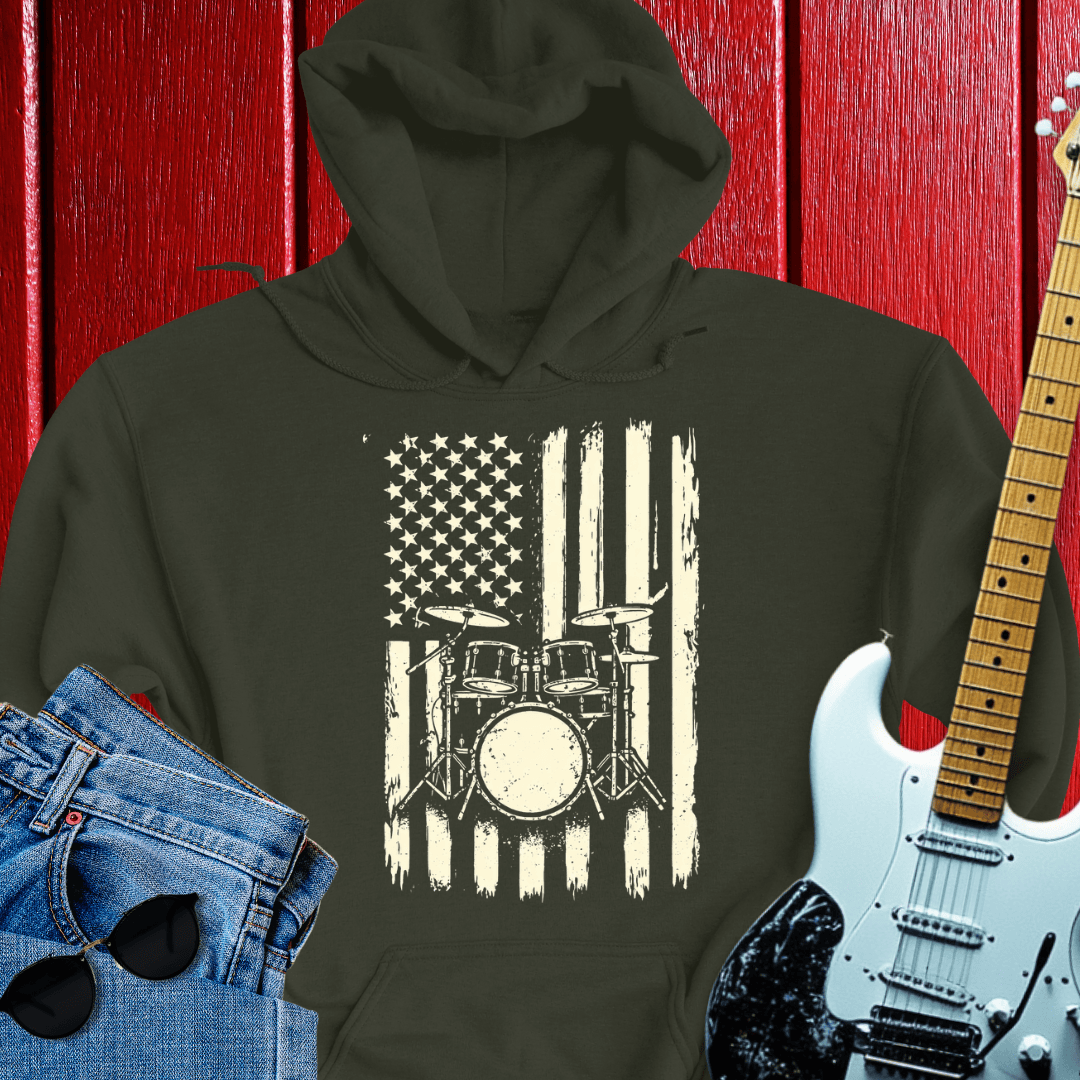 Drum Flag Hoodie