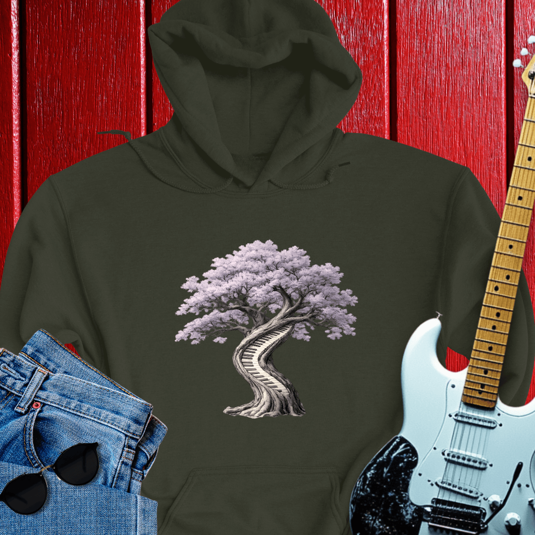 Piano Tree Hoodie