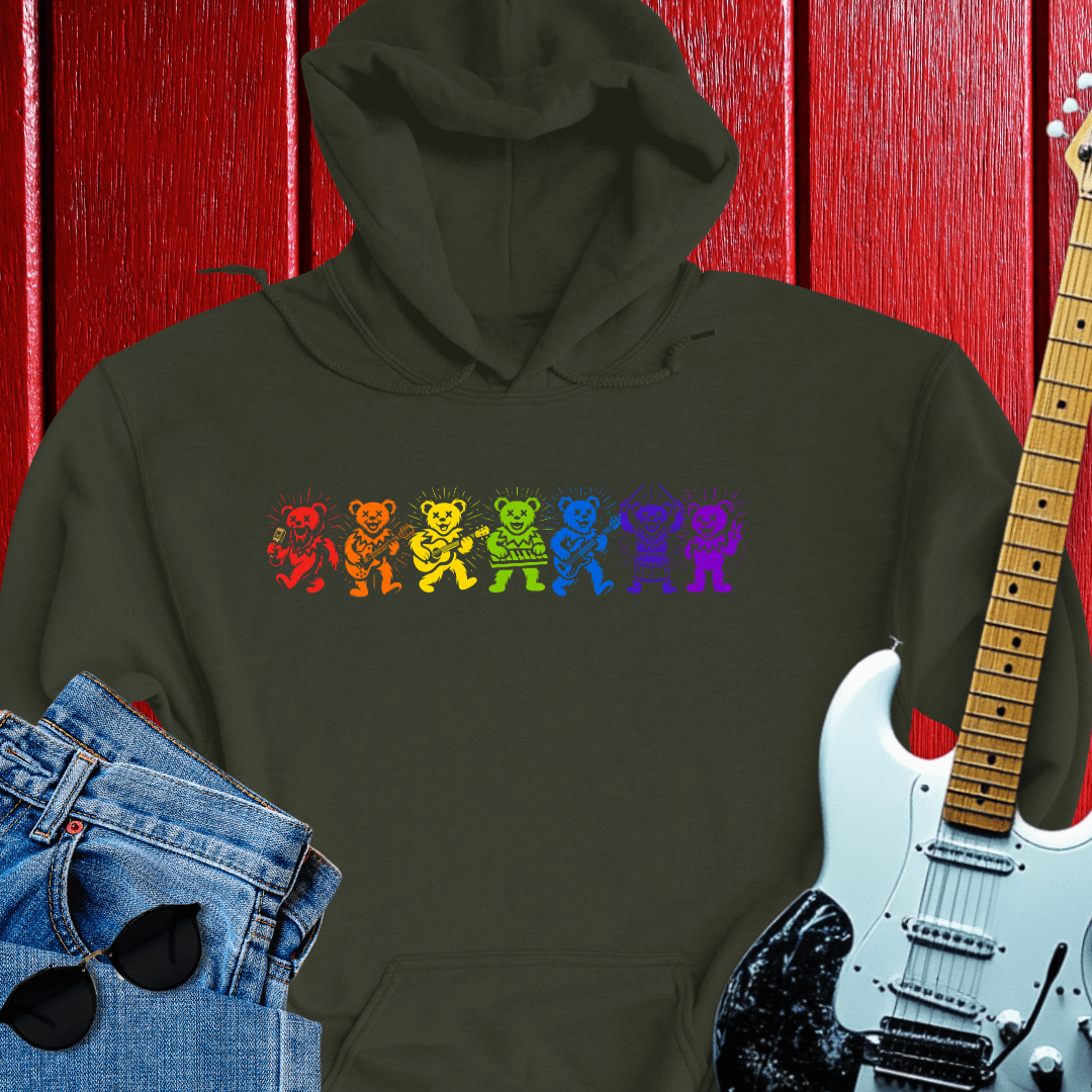 Rainbow Bears Hoodie
