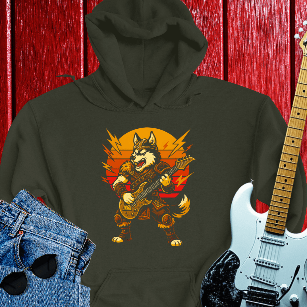 Viking Guitarist Hoodie