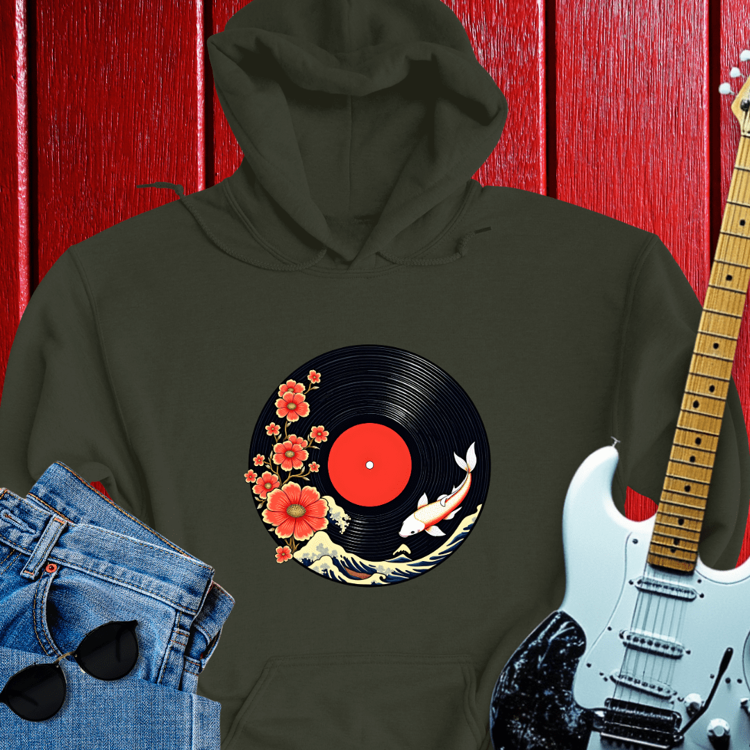 Vinyl Blossom Hoodie