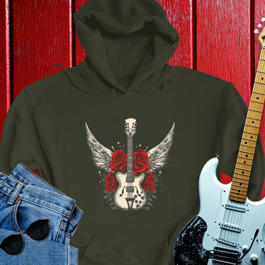 Wings Roses Hoodie