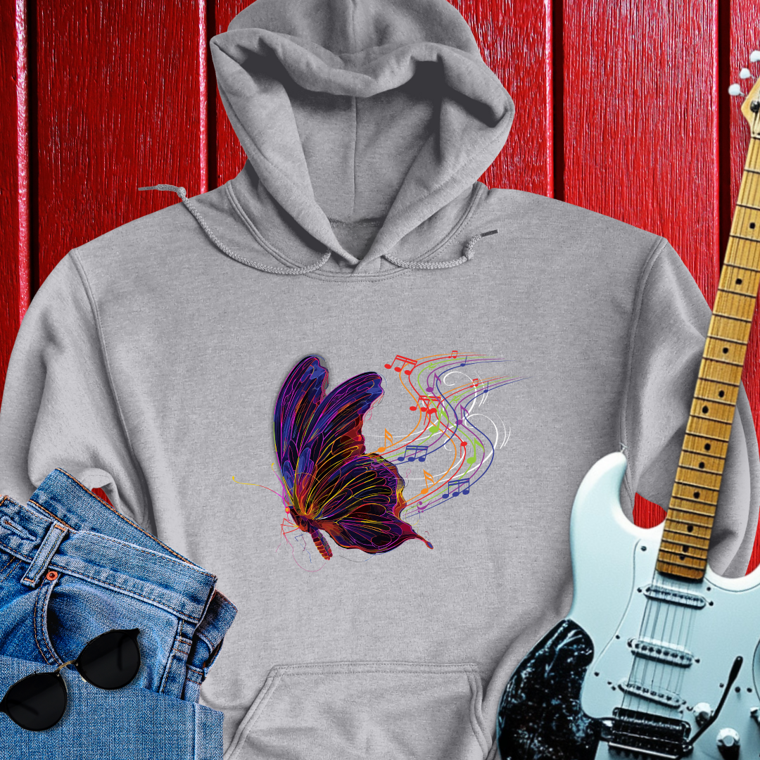 Musical Butterfly Hoodie