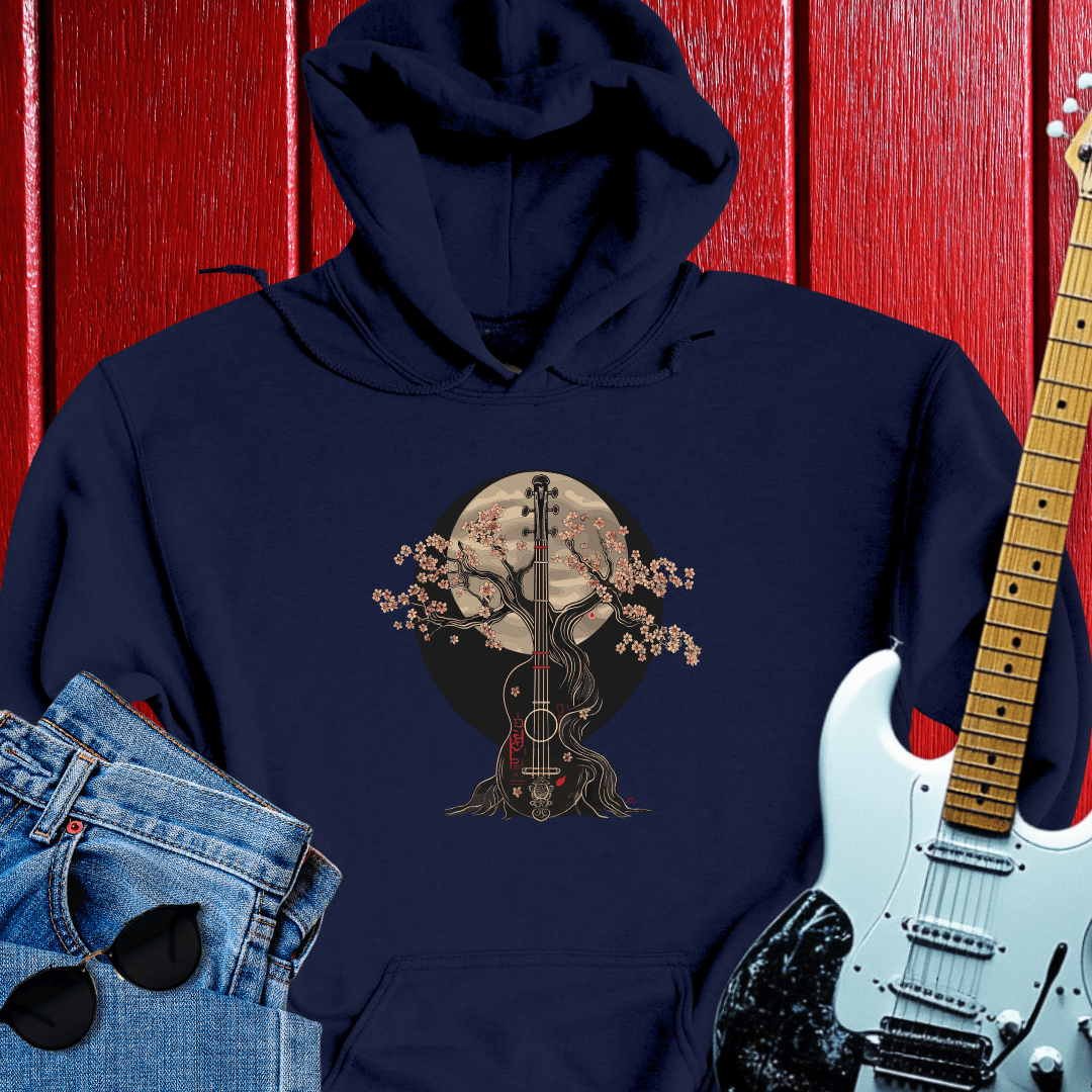 Cherry Blooms Guitar Hoodie