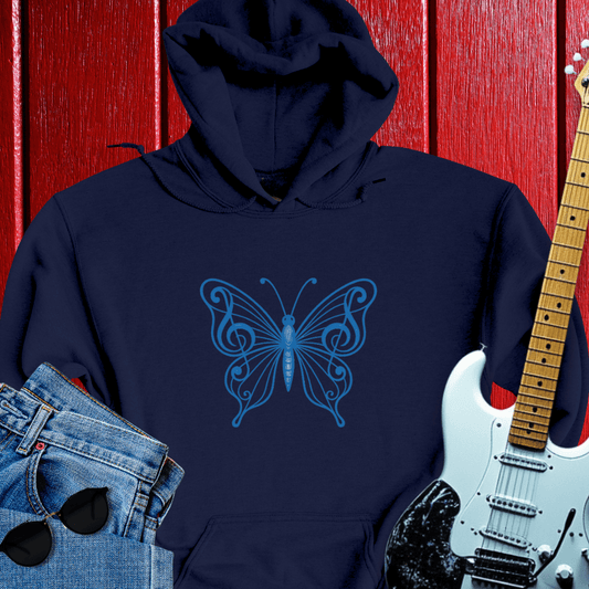 Clef Butterfly Hoodie