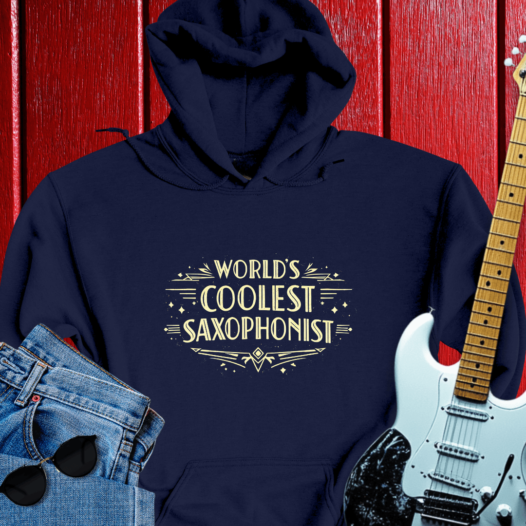 Cool Sax Hoodie