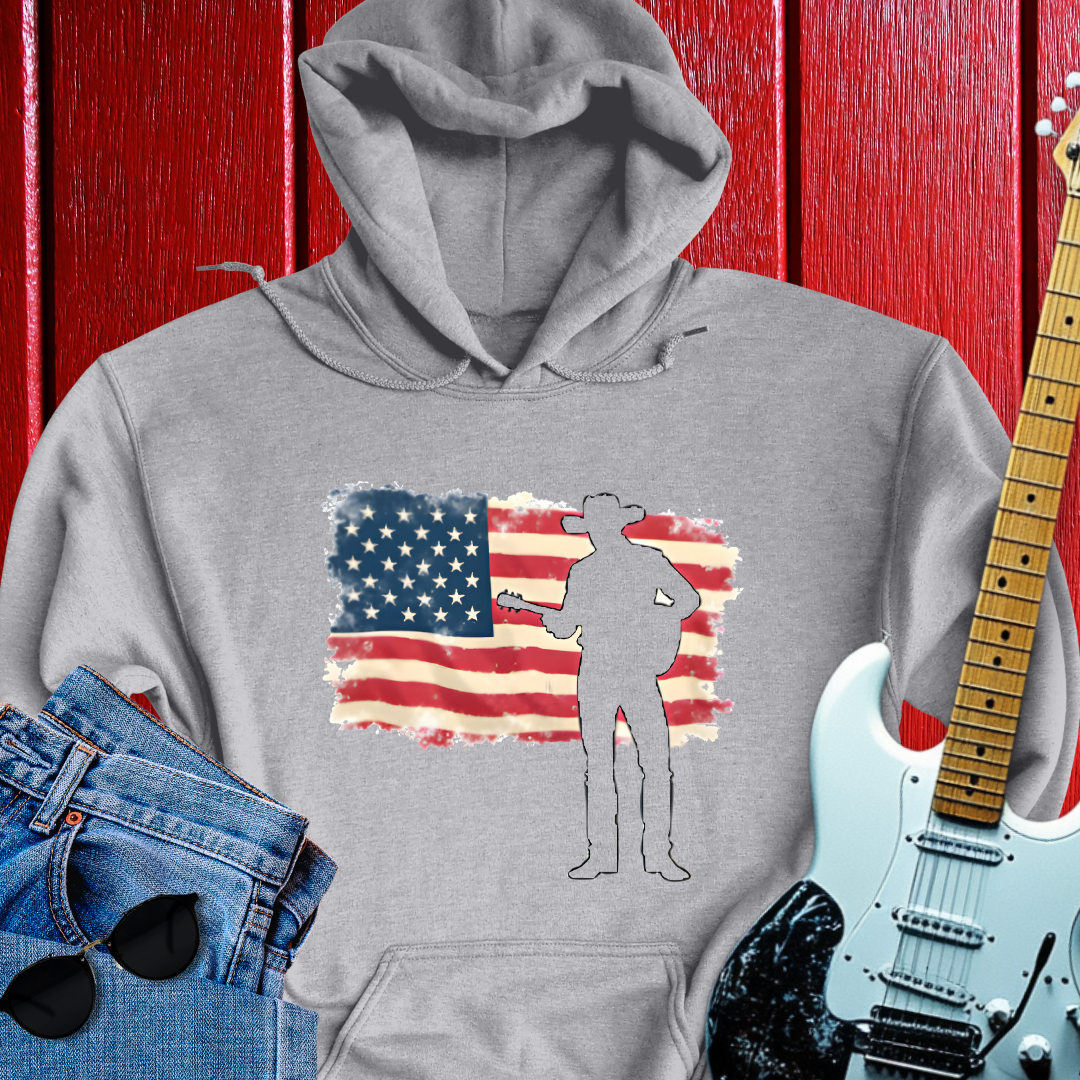Patriotic Cowboy Hoodie