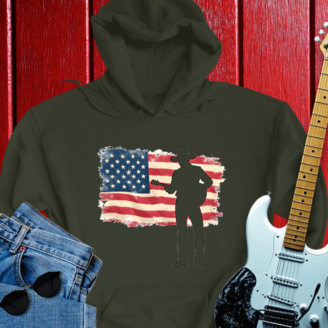 Patriotic Cowboy Hoodie