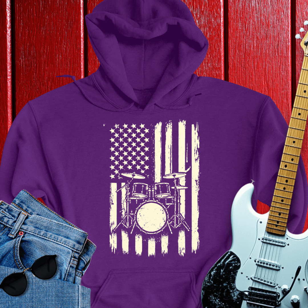 Drum Flag Hoodie