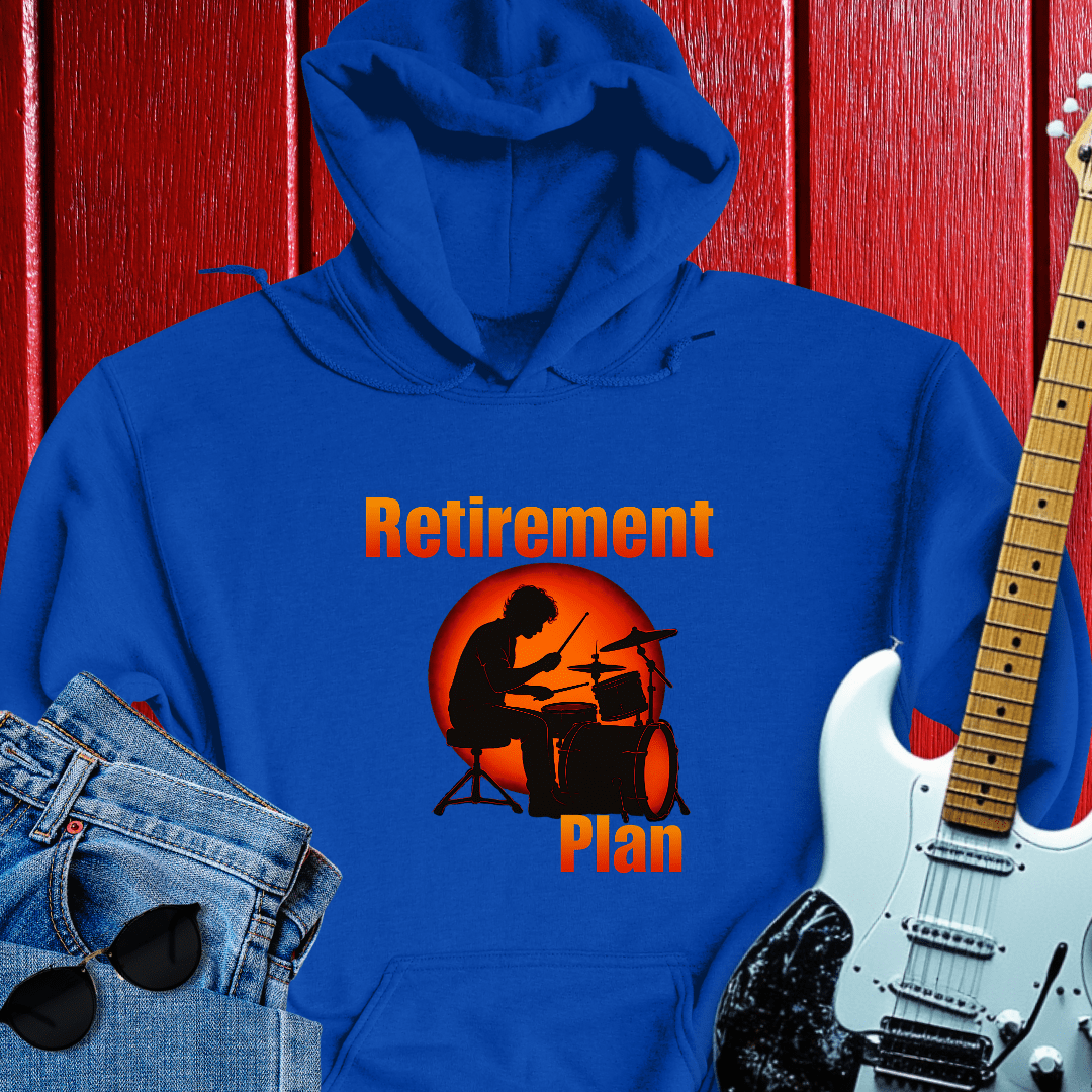 Retirement Drummer Hoodie