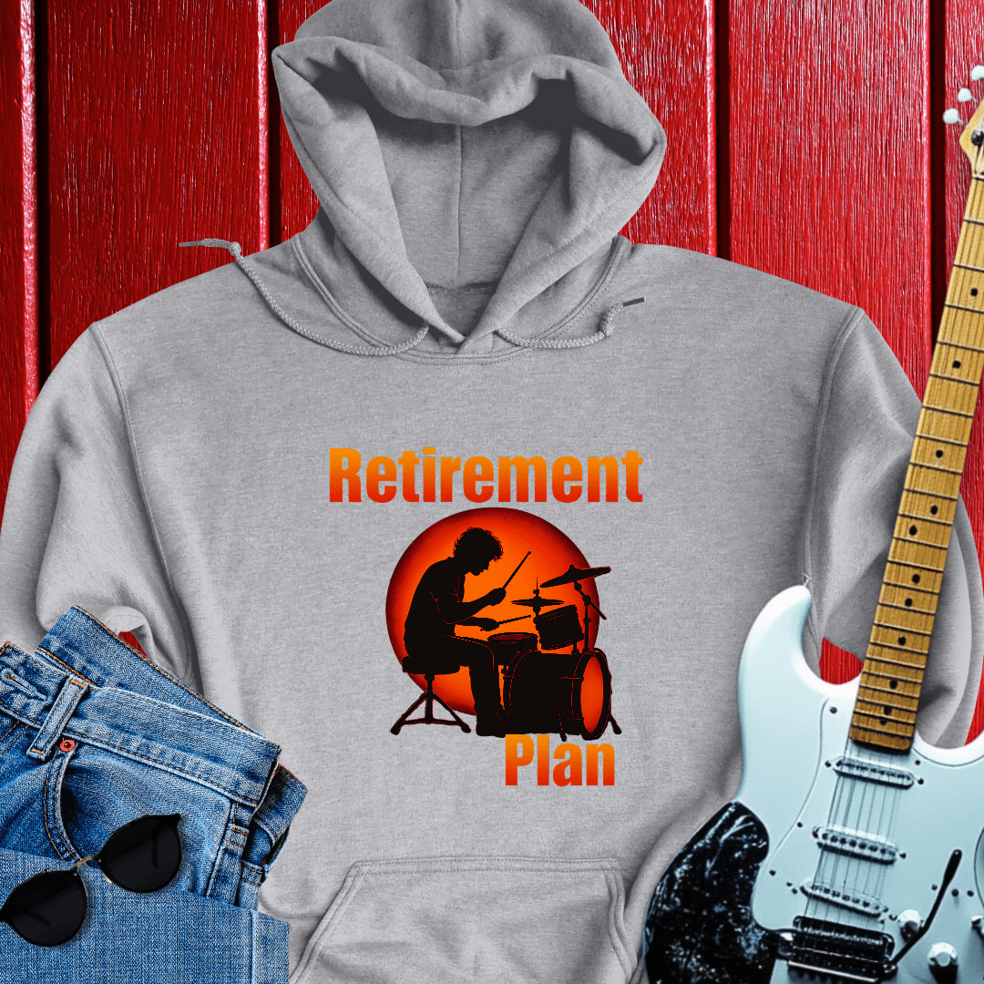 Retirement Drummer Hoodie