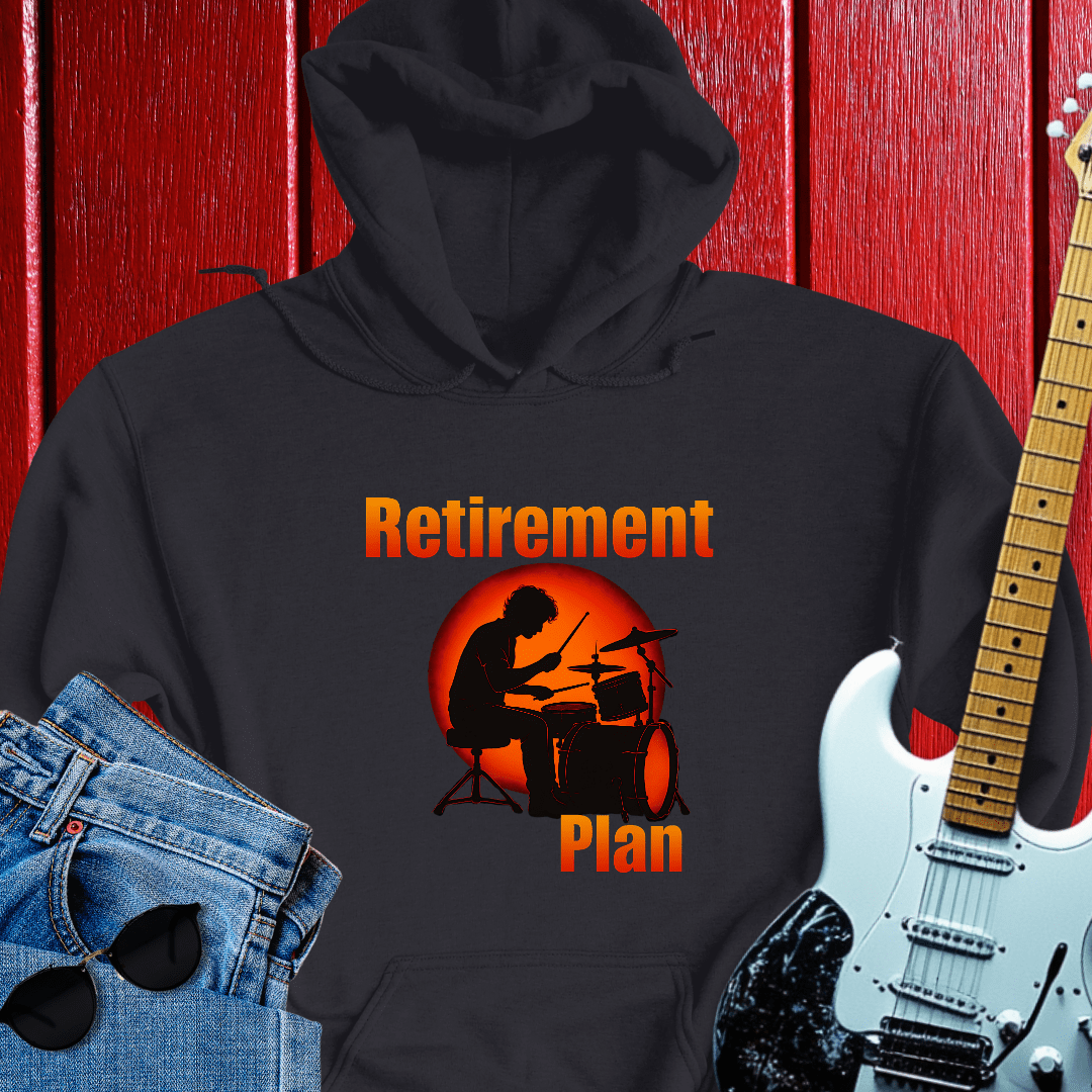 Retirement Drummer Hoodie