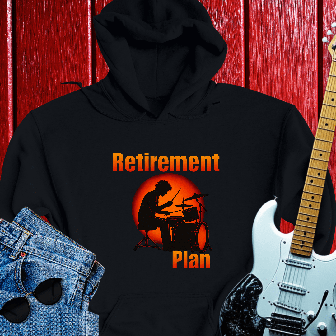 Retirement Drummer Hoodie