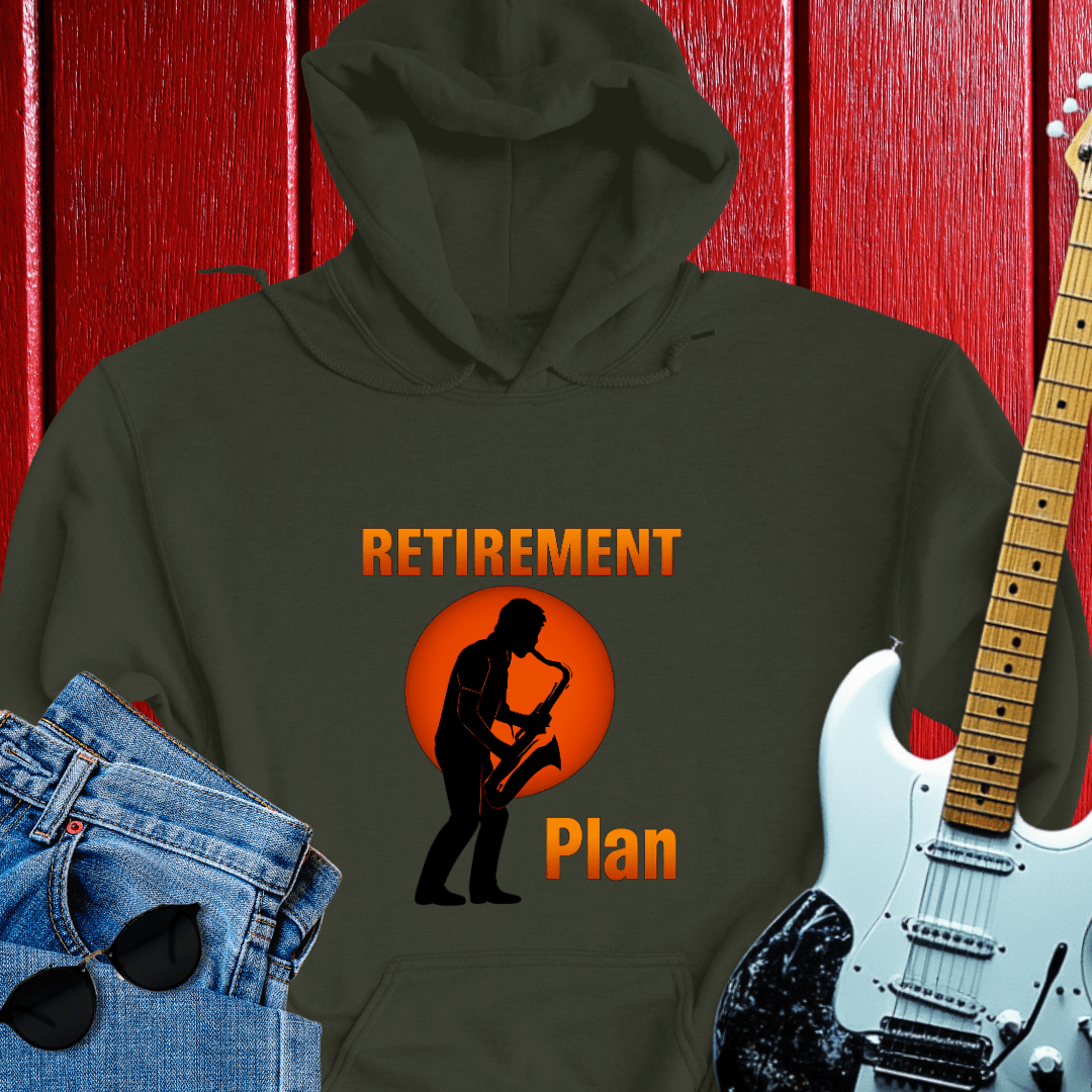Retirement Saxophone Hoodie
