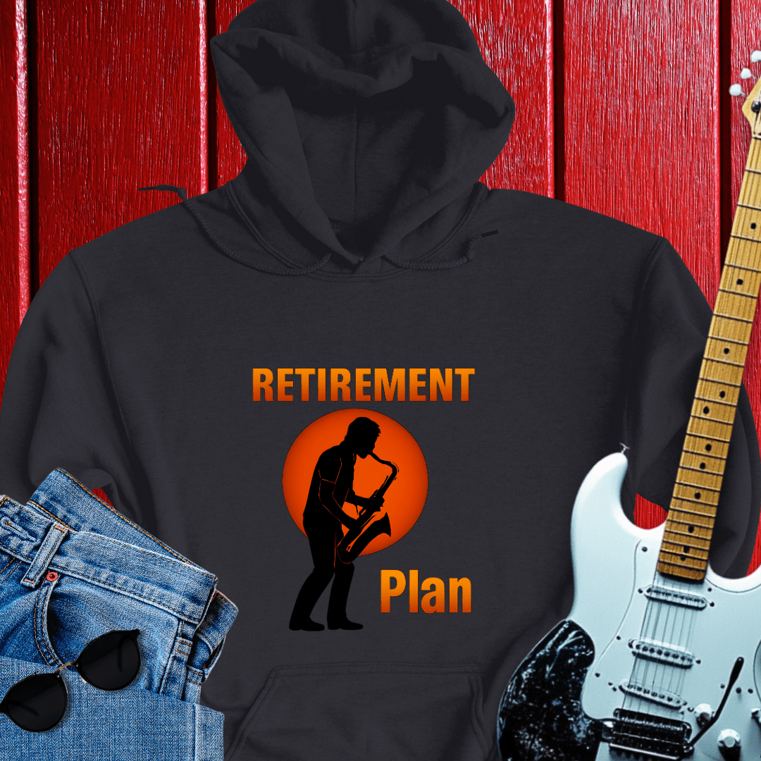 Retirement Saxophone Hoodie