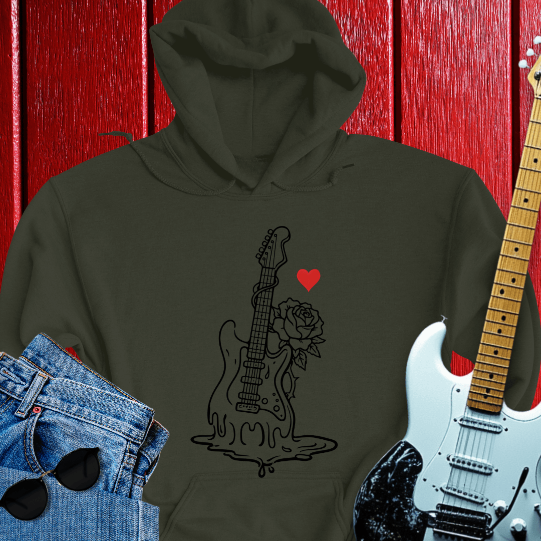 Rose Guitar Hoodie