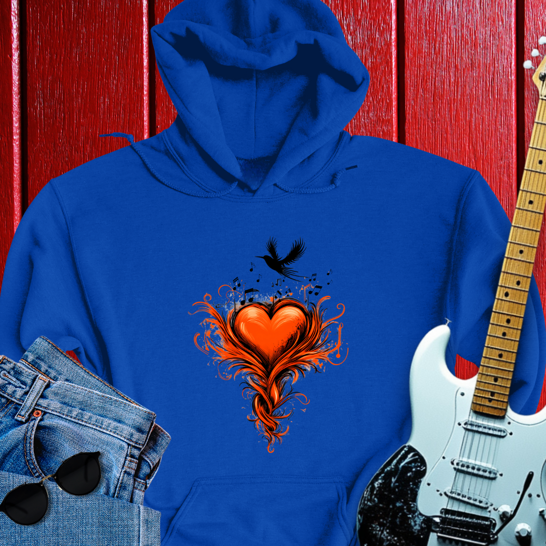 Birds Heart Song Hoodie