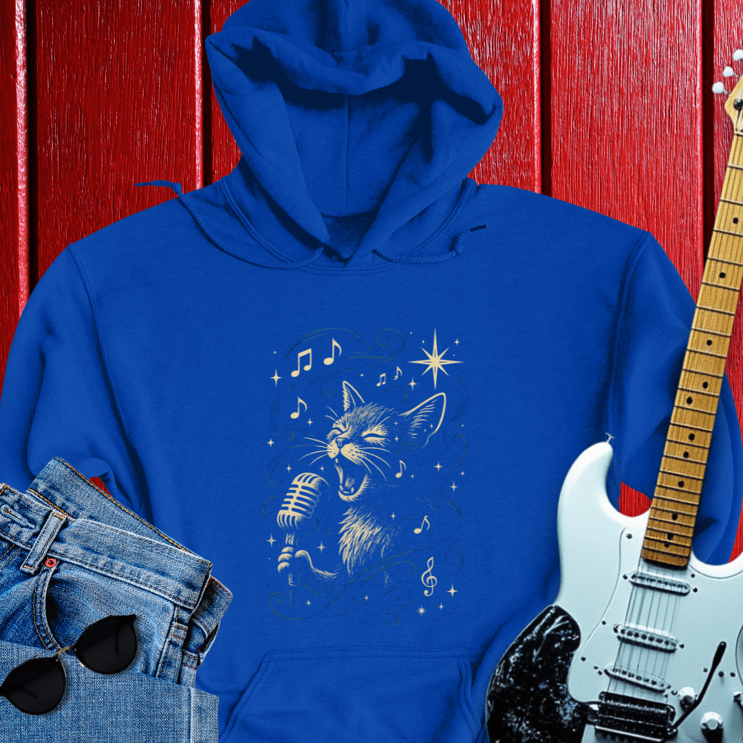 Cat Sings Hoodie