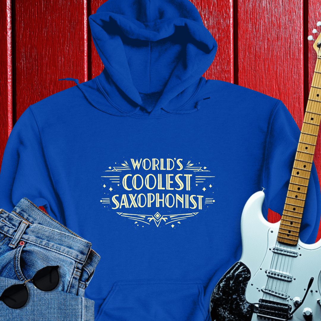 Cool Sax Hoodie