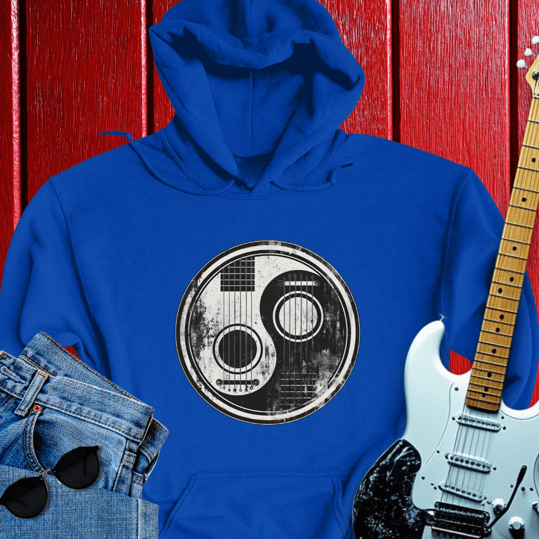 Distressed Yin/Yang Hoodie