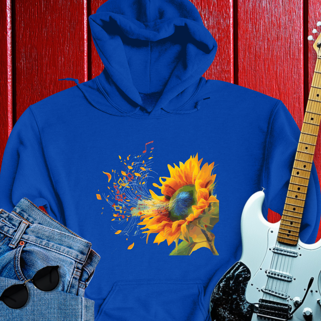Sunflowers' Music Hoodie