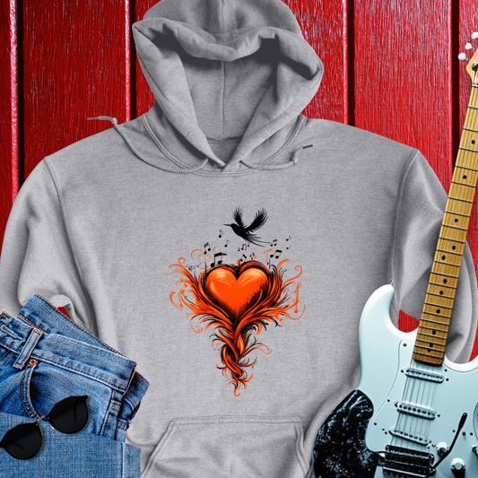 Birds Heart Song Hoodie