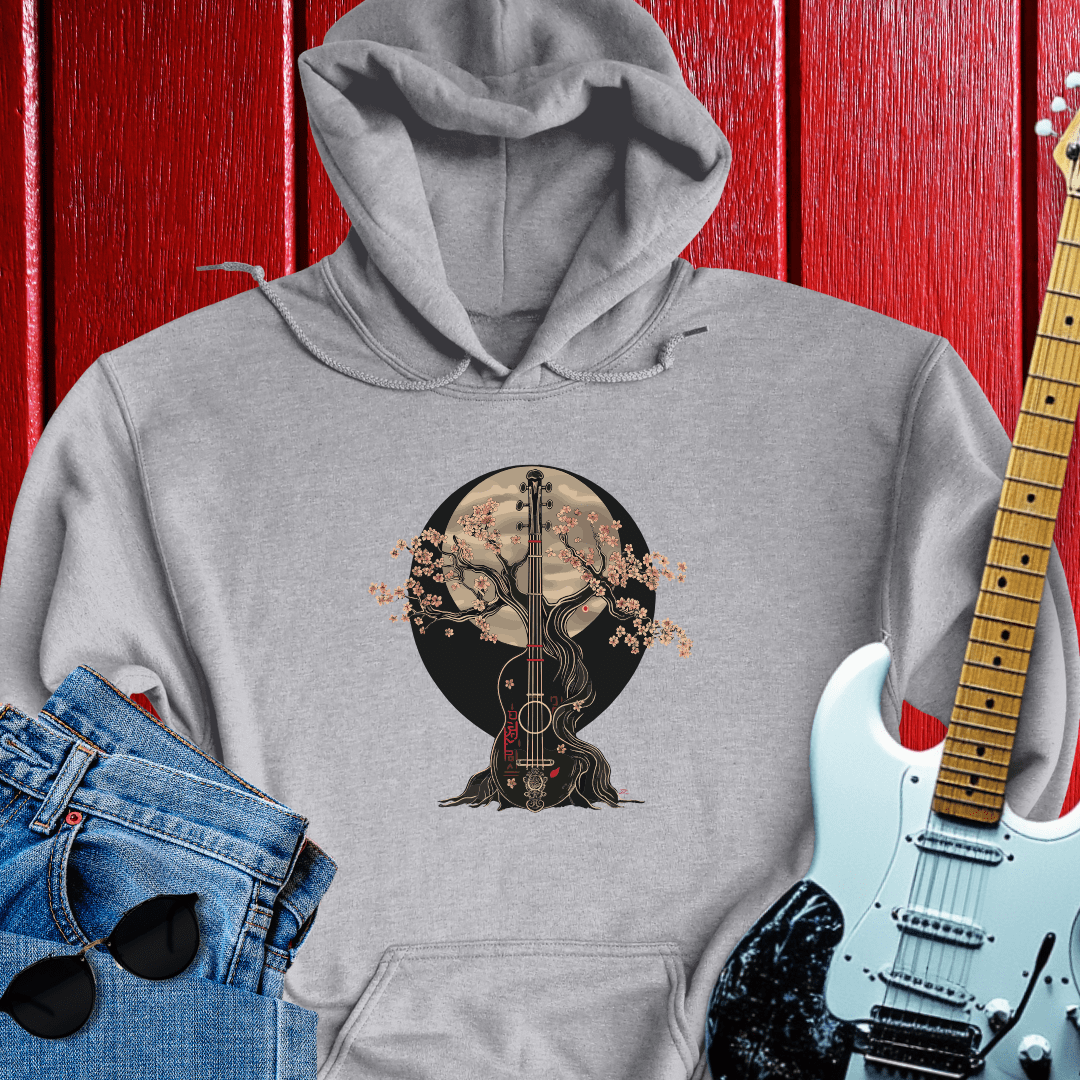 Cherry Blooms Guitar Hoodie
