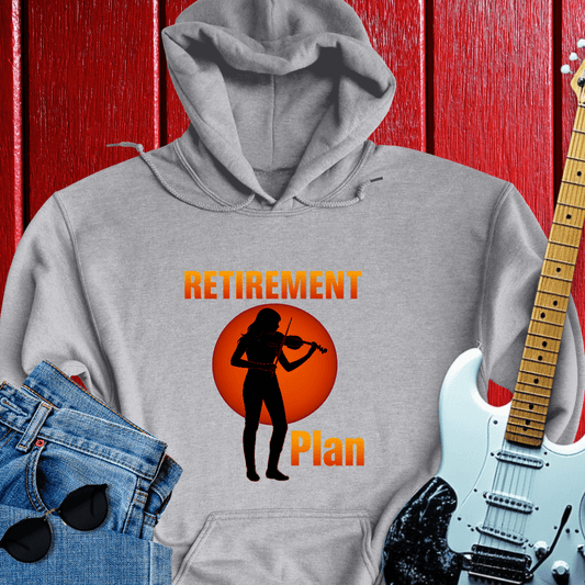 Retirement Violin Hoodie