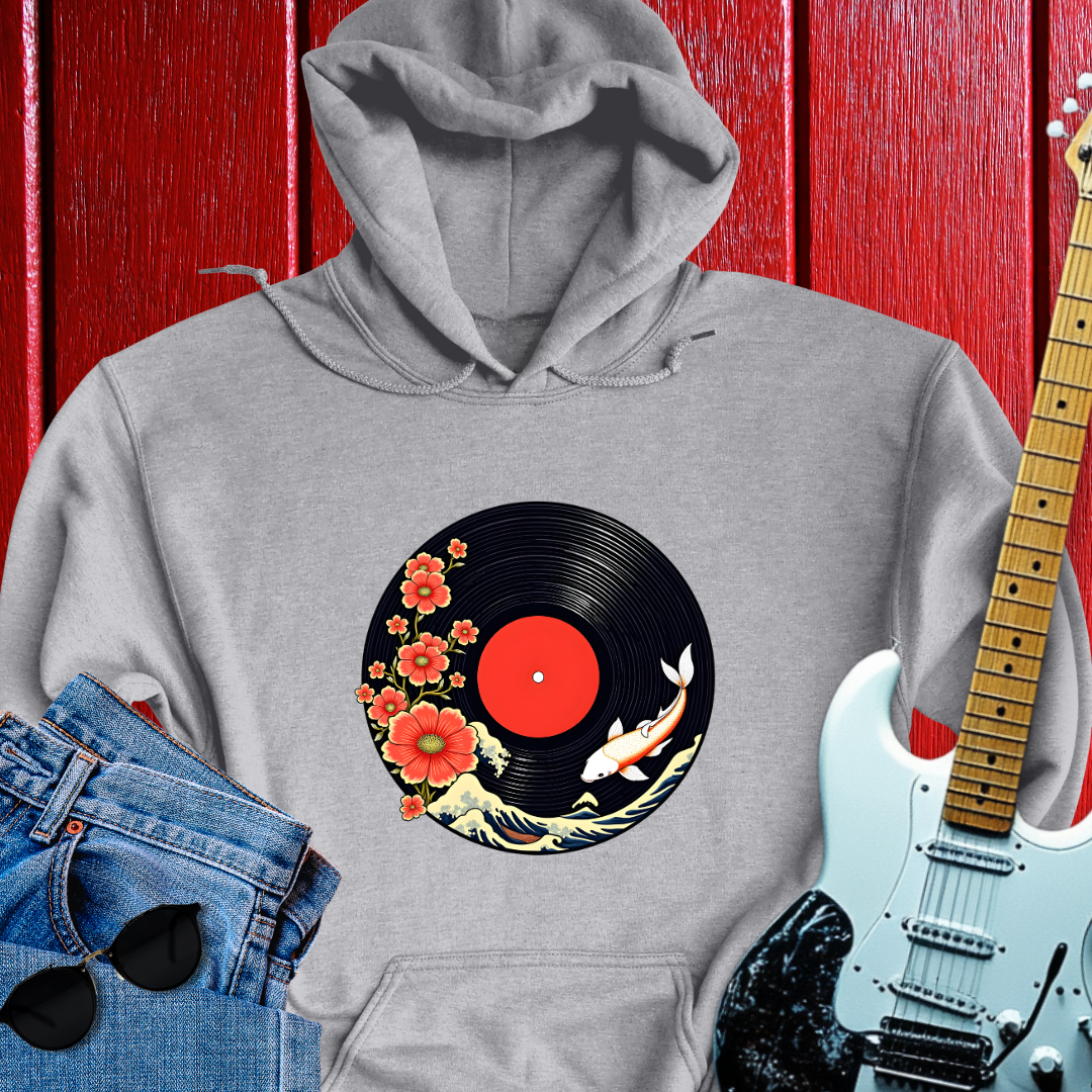 Vinyl Blossom Hoodie
