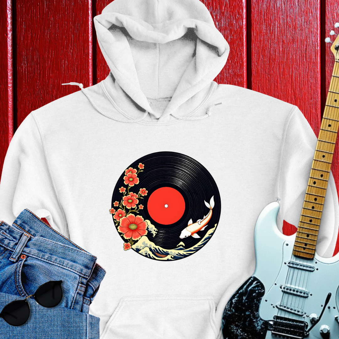 Vinyl Blossom Hoodie