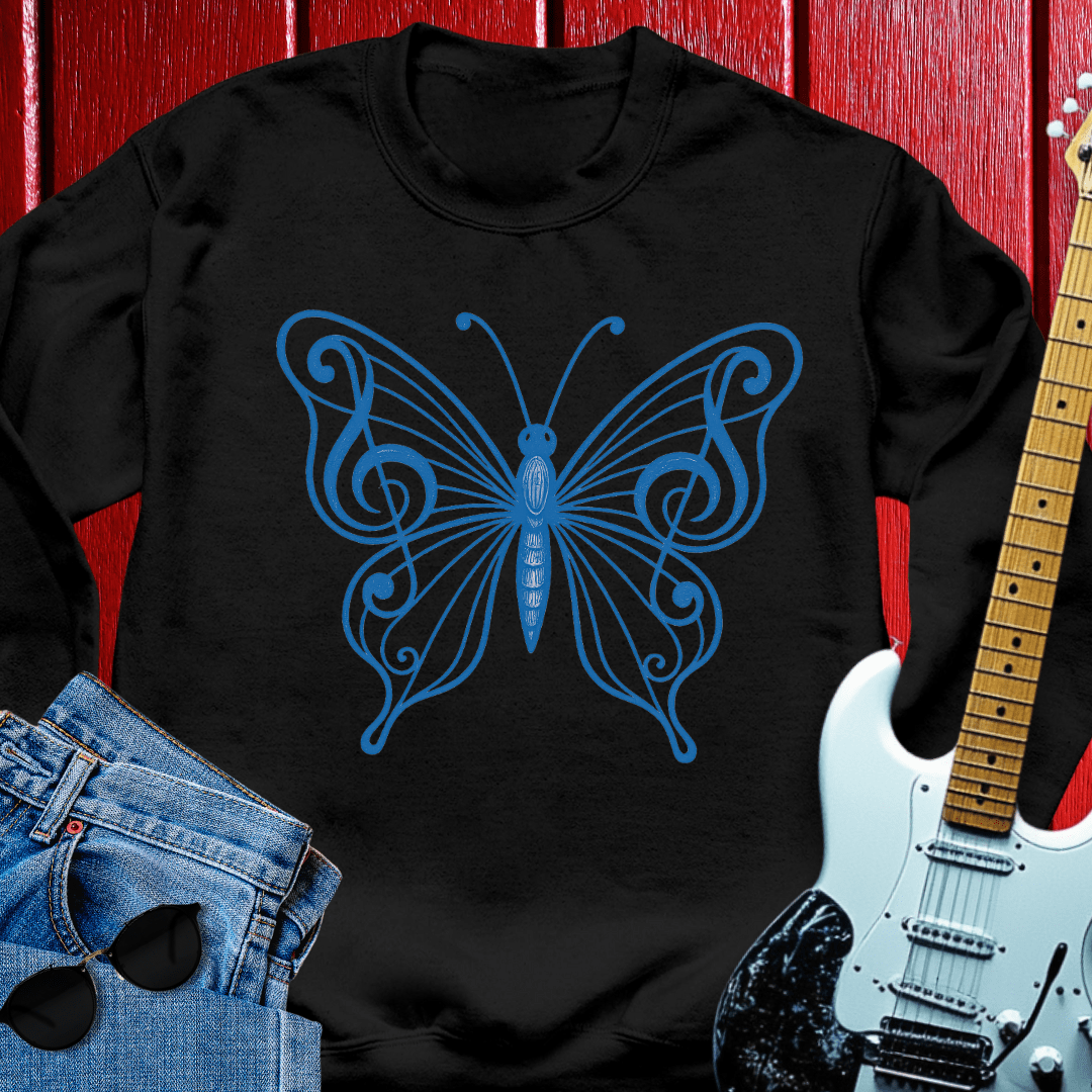 Clef Butterfly Crewneck